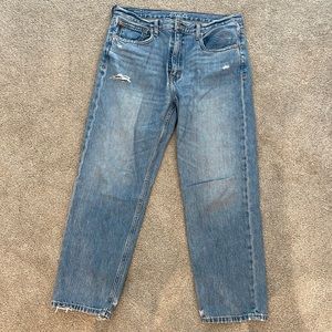 Etica Mid Rise Straight Denim